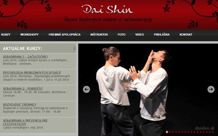 Daishin webstránka